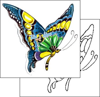 Butterfly Tattoo insects-butterfly-tattoos-gary-davis-g1f-00085