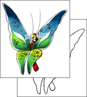 Butterfly Tattoo insects-butterfly-tattoos-gary-davis-g1f-00108