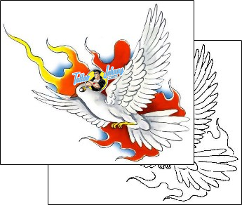 Bird Tattoo animal-dove-tattoos-gary-davis-g1f-00116