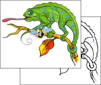 Lizard Tattoo reptiles-and-amphibians-lizard-tattoos-gary-davis-g1f-00120