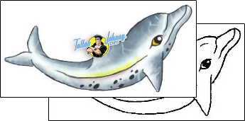 Dolphin Tattoo marine-life-dolphin-tattoos-gary-davis-g1f-00122