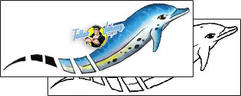 Dolphin Tattoo marine-life-dolphin-tattoos-gary-davis-g1f-00134