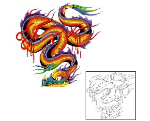 Dragon Tattoo Mythology tattoo | G1F-00139