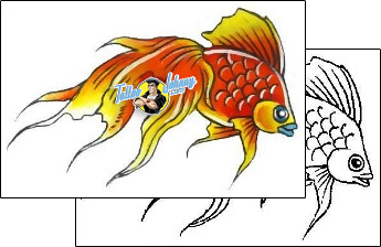 Fish Tattoo marine-life-fish-tattoos-gary-davis-g1f-00146