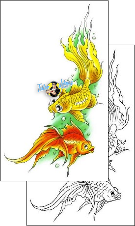 Fish Tattoo marine-life-fish-tattoos-gary-davis-g1f-00148