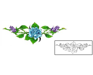 Rose Tattoo Specific Body Parts tattoo | G1F-00155