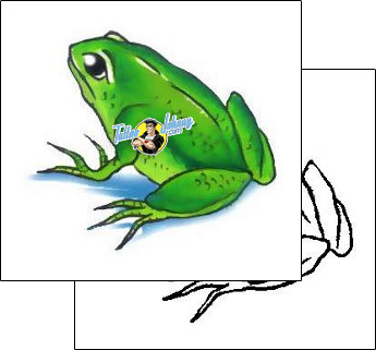 Frog Tattoo reptiles-and-amphibians-frog-tattoos-gary-davis-g1f-00166