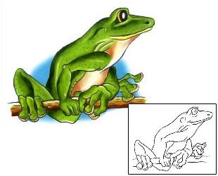 Frog Tattoo Reptiles & Amphibians tattoo | G1F-00167