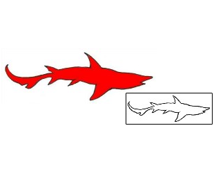 Shark Tattoo Marine Life tattoo | G1F-00198