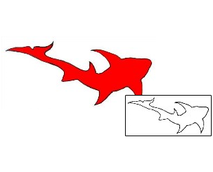 Shark Tattoo Marine Life tattoo | G1F-00200