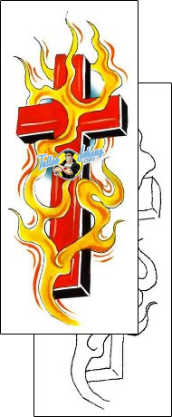 Fire – Flames Tattoo miscellaneous-fire-tattoos-gary-davis-g1f-00240