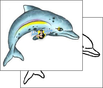 Dolphin Tattoo marine-life-dolphin-tattoos-gary-davis-g1f-00246