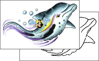 Dolphin Tattoo marine-life-dolphin-tattoos-gary-davis-g1f-00248