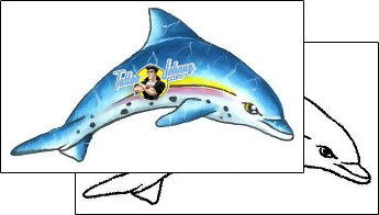 Dolphin Tattoo marine-life-dolphin-tattoos-gary-davis-g1f-00256