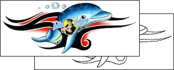 Dolphin Tattoo marine-life-dolphin-tattoos-gary-davis-g1f-00260
