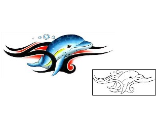 Dolphin Tattoo Tattoo Styles tattoo | G1F-00260