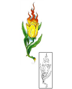 Tulip Tattoo Plant Life tattoo | G1F-00281