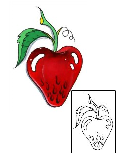 Strawberry Tattoo For Women tattoo | G1F-00307