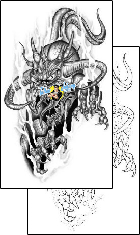 Devil - Demon Tattoo dragon-tattoos-gary-davis-g1f-00325