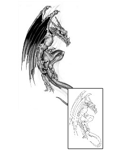 Dragon Tattoo Mythology tattoo | G1F-00361
