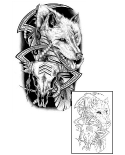 Wolf Tattoo Miscellaneous tattoo | G1F-00379