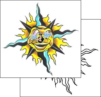 Sun Tattoo astronomy-sun-tattoos-gary-davis-g1f-00382