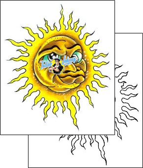 Sun Tattoo astronomy-sun-tattoos-gary-davis-g1f-00392