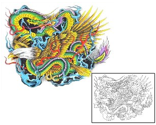 Dragon Tattoo Mythology tattoo | G1F-00406