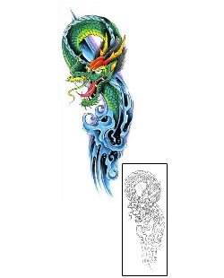 Dragon Tattoo Mythology tattoo | G1F-00407