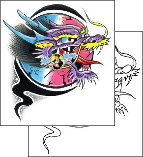 Dragon Tattoo fantasy-dragon-tattoos-gary-davis-g1f-00408