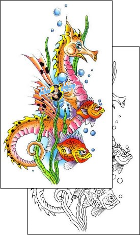 Sea Creature Tattoo g1f-00418
