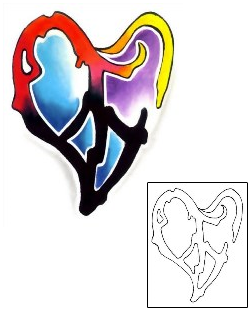 Peace Symbol Tattoo For Women tattoo | G1F-00434