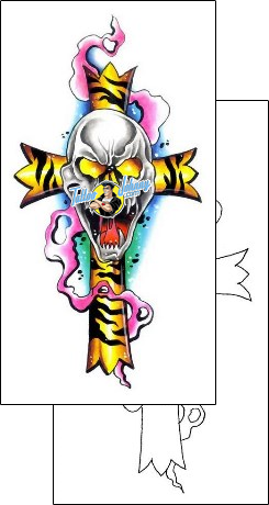 Devil - Demon Tattoo horror-skull-tattoos-gary-davis-g1f-00440
