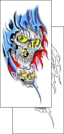 Skull Tattoo horror-skull-tattoos-gary-davis-g1f-00441