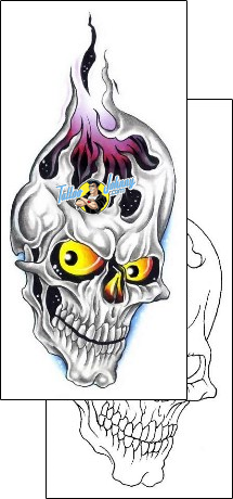 Skull Tattoo horror-skull-tattoos-gary-davis-g1f-00442