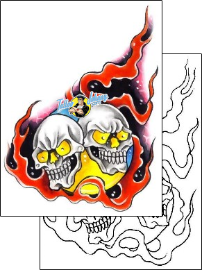 Skull Tattoo horror-skull-tattoos-gary-davis-g1f-00444