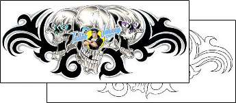 Skull Tattoo skull-tattoos-gary-davis-g1f-00446