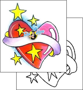 Star Tattoo heart-tattoos-gary-davis-g1f-00471
