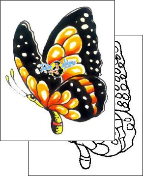 Butterfly Tattoo insects-butterfly-tattoos-gary-davis-g1f-00477