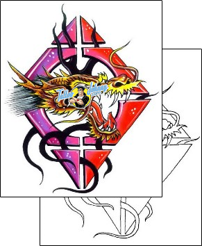 Dragon Tattoo fantasy-dragon-tattoos-gary-davis-g1f-00487