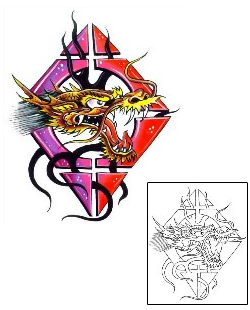 Dragon Tattoo Mythology tattoo | G1F-00487
