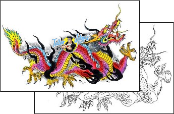 Dragon Tattoo fantasy-dragon-tattoos-gary-davis-g1f-00488