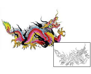 Dragon Tattoo Mythology tattoo | G1F-00488