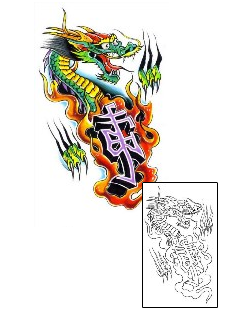 Dragon Tattoo Miscellaneous tattoo | G1F-00489