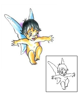 Cartoon Tattoo Coralia Fairy Tattoo