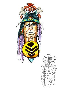Native American Tattoo Ethnic tattoo | G1F-00510
