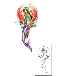 Mermaid Tattoo Mythology tattoo | G1F-00513