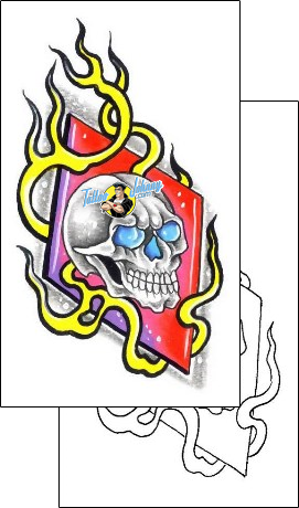 Skull Tattoo horror-skull-tattoos-gary-davis-g1f-00543