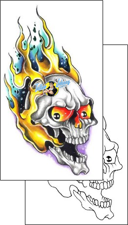 Skull Tattoo horror-skull-tattoos-gary-davis-g1f-00545