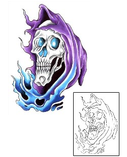 Reaper Tattoo Horror tattoo | G1F-00546